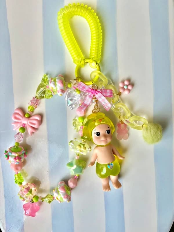 Détail de « Jumbo Candy Store — vert & rose »